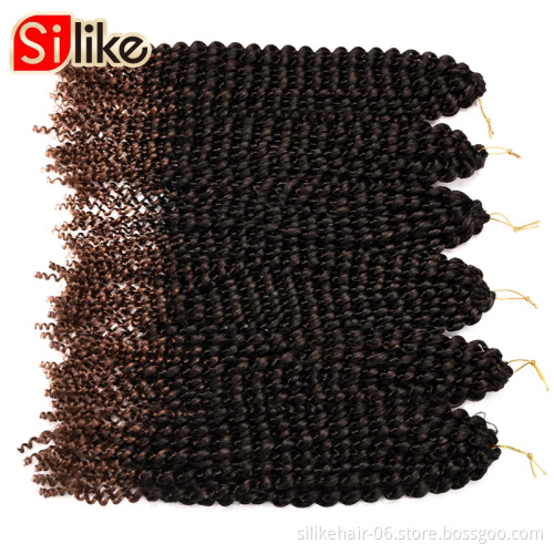 Long Bohemian  Synthetics spring Natural Hair 18Inch Passion Twist Crochet Hair 6 Packs/Lot Water Wave Crochet Braiding Hair